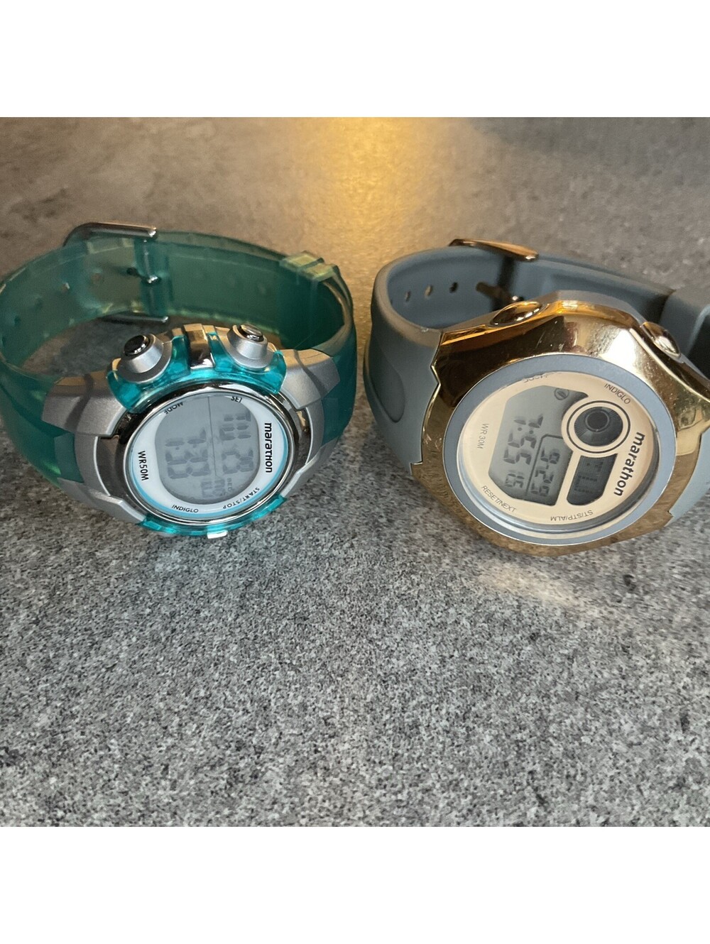 Pair Of Marathon Digital Watches Both Watches Run Great Bin B
